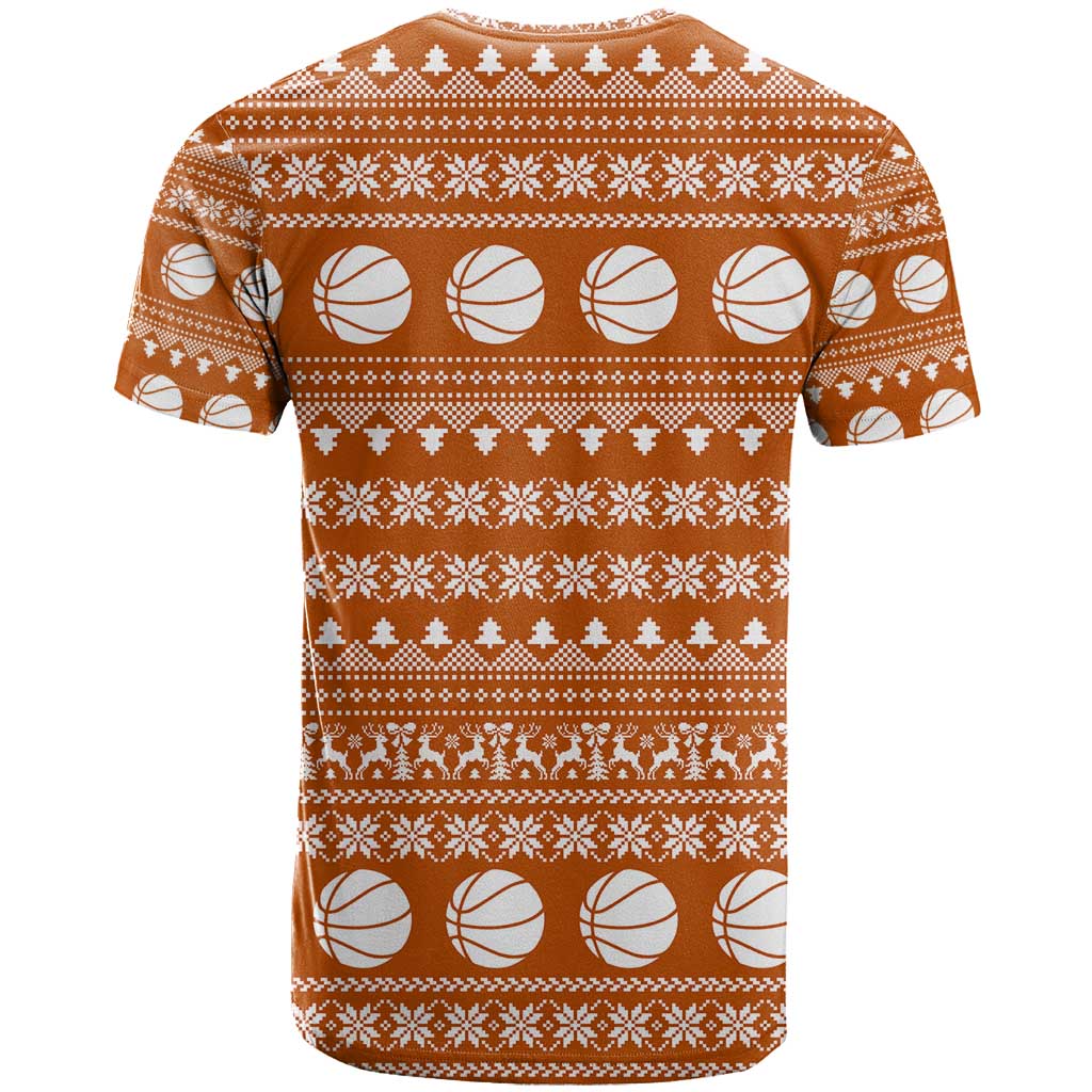 Basketball Santa Claus Christmas T Shirt Xmas Holiday Patterns - Wonder Print Shop