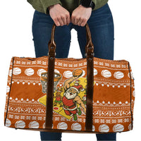 Basketball Santa Claus Christmas Travel Bag Xmas Holiday Patterns - Wonder Print Shop