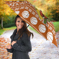Basketball Santa Claus Christmas Umbrella Xmas Holiday Patterns - Wonder Print Shop