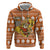 Basketball Santa Claus Christmas Zip Hoodie Xmas Holiday Patterns - Wonder Print Shop