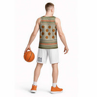 Basketball Winter Christmas Basketball Jersey Xmas Holiday Patterns - Wonder Print Shop