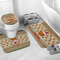 Basketball Winter Christmas Bathroom Set Xmas Holiday Patterns - Wonder Print Shop