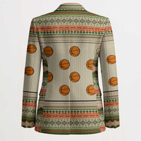 Basketball Winter Christmas Blazer Xmas Holiday Patterns - Wonder Print Shop