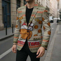 Basketball Winter Christmas Blazer Xmas Holiday Patterns - Wonder Print Shop
