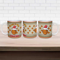 Basketball Winter Christmas Ceramic Mug Xmas Holiday Patterns - Wonder Print Shop