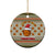 Basketball Winter Christmas Ceramic Ornament Xmas Holiday Patterns - Wonder Print Shop