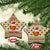 Basketball Winter Christmas Ceramic Ornament Xmas Holiday Patterns - Wonder Print Shop