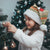 Basketball Winter Christmas Santa Hat Xmas Holiday Patterns - Wonder Print Shop