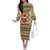 Basketball Winter Christmas Family Matching Off The Shoulder Long Sleeve Dress and Hawaiian Shirt Xmas Holiday Patterns - Wonder Print Shop