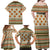 Basketball Winter Christmas Family Matching Off Shoulder Maxi Dress and Hawaiian Shirt Xmas Holiday Patterns - Wonder Print Shop