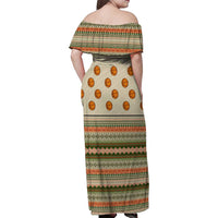 Basketball Winter Christmas Family Matching Off Shoulder Maxi Dress and Hawaiian Shirt Xmas Holiday Patterns - Wonder Print Shop