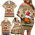 Basketball Winter Christmas Family Matching Off Shoulder Short Dress and Hawaiian Shirt Xmas Holiday Patterns - Wonder Print Shop