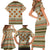 Basketball Winter Christmas Family Matching Short Sleeve Bodycon Dress and Hawaiian Shirt Xmas Holiday Patterns - Wonder Print Shop
