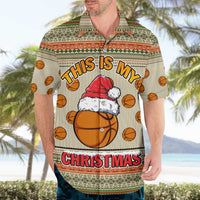 Basketball Winter Christmas Hawaiian Shirt Xmas Holiday Patterns - Wonder Print Shop
