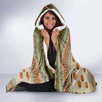 Basketball Winter Christmas Hooded Blanket Xmas Holiday Patterns - Wonder Print Shop