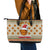 Basketball Winter Christmas Leather Tote Bag Xmas Holiday Patterns - Wonder Print Shop
