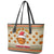Basketball Winter Christmas Leather Tote Bag Xmas Holiday Patterns - Wonder Print Shop