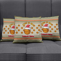Basketball Winter Christmas Pillow Cover Xmas Holiday Patterns - Wonder Print Shop