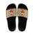 Basketball Winter Christmas Slide Sandals Xmas Holiday Patterns - Wonder Print Shop