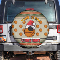 Basketball Winter Christmas Spare Tire Cover Xmas Holiday Patterns - Wonder Print Shop