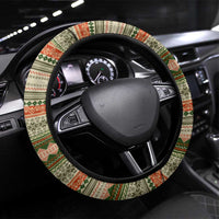 Basketball Winter Christmas Steering Wheel Cover Xmas Holiday Patterns - Wonder Print Shop