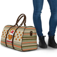 Basketball Winter Christmas Travel Bag Xmas Holiday Patterns - Wonder Print Shop