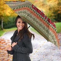 Basketball Winter Christmas Umbrella Xmas Holiday Patterns - Wonder Print Shop