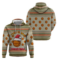 Basketball Winter Christmas Zip Hoodie Xmas Holiday Patterns - Wonder Print Shop