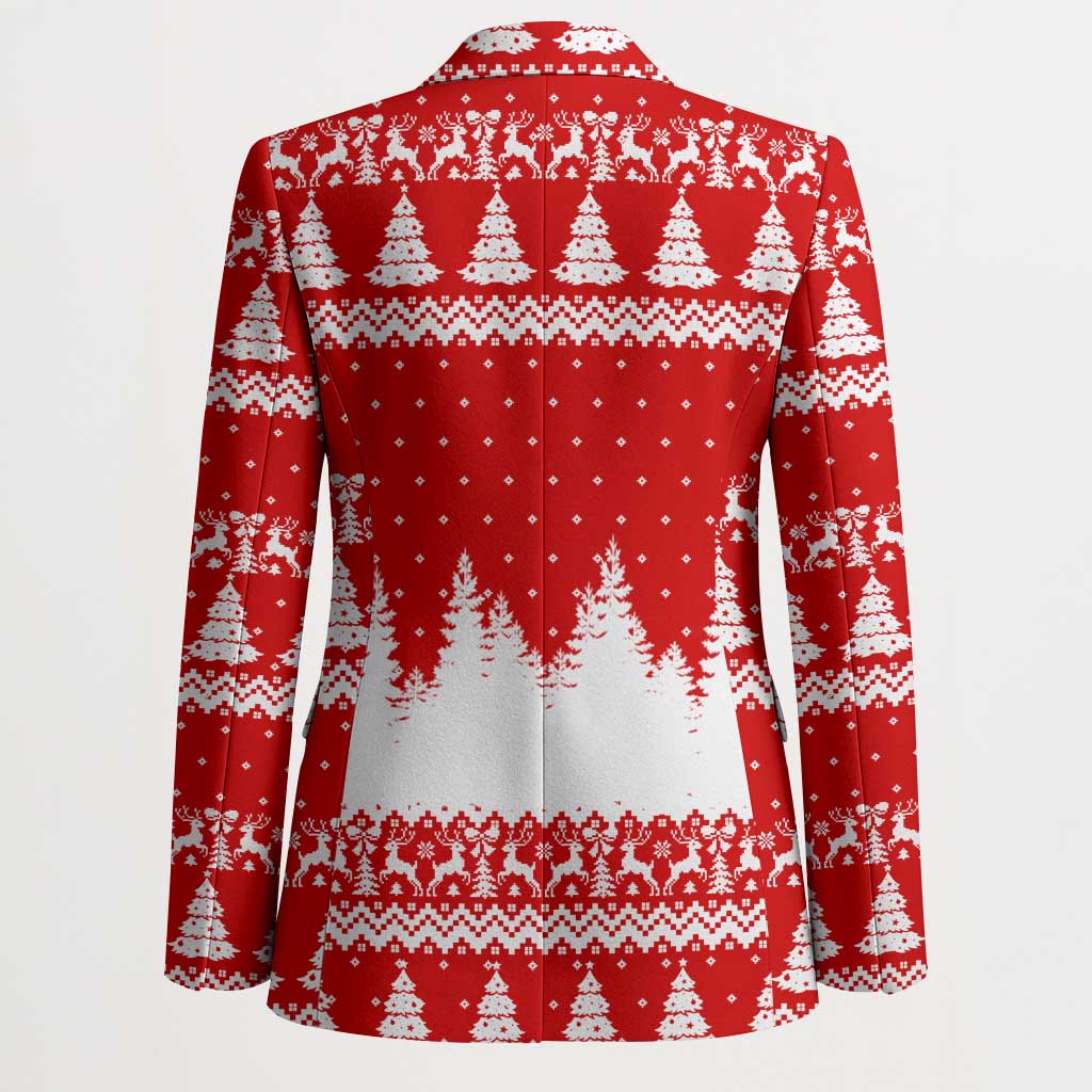 Beagle Dashing Dog Christmas Blazer Xmas Holiday Patterns - Wonder Print Shop