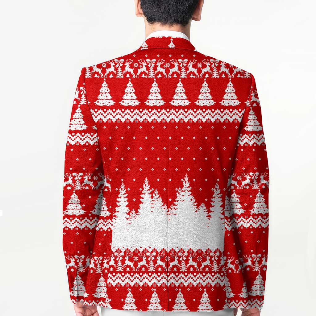 Beagle Dashing Dog Christmas Blazer Xmas Holiday Patterns - Wonder Print Shop