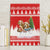 Beagle Dashing Dog Christmas Canvas Wall Art Xmas Holiday Patterns - Wonder Print Shop