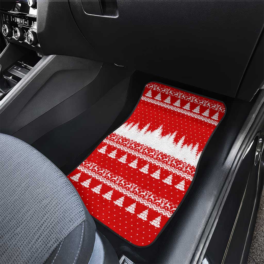 Beagle Dashing Dog Christmas Car Mats Xmas Holiday Patterns - Wonder Print Shop