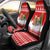 Beagle Dashing Dog Christmas Car Seat Cover Xmas Holiday Patterns - Wonder Print Shop
