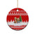 Beagle Dashing Dog Christmas Ceramic Ornament Xmas Holiday Patterns - Wonder Print Shop