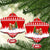 Beagle Dashing Dog Christmas Ceramic Ornament Xmas Holiday Patterns - Wonder Print Shop