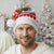 Beagle Dashing Dog Christmas Santa Hat Xmas Holiday Patterns - Wonder Print Shop