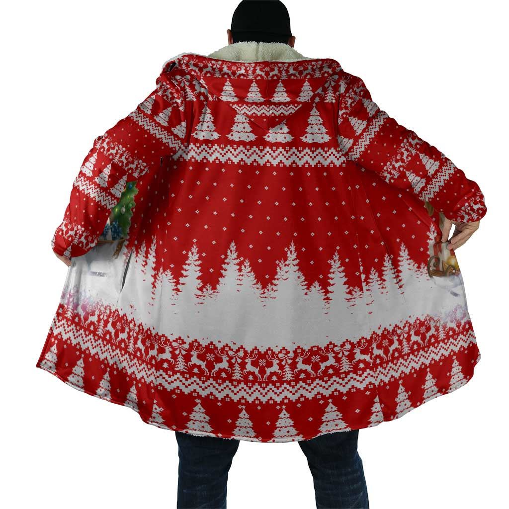 Beagle Dashing Dog Christmas Cloak Xmas Holiday Patterns - Wonder Print Shop