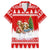 Beagle Dashing Dog Christmas Family Matching Off Shoulder Short Dress and Hawaiian Shirt Xmas Holiday Patterns - Wonder Print Shop
