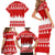 Beagle Dashing Dog Christmas Family Matching Short Sleeve Bodycon Dress and Hawaiian Shirt Xmas Holiday Patterns - Wonder Print Shop