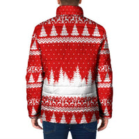 Beagle Dashing Dog Christmas Padded Jacket Xmas Holiday Patterns - Wonder Print Shop