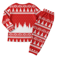 Beagle Dashing Dog Christmas Pajama Set Xmas Holiday Patterns - Wonder Print Shop