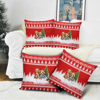 Beagle Dashing Dog Christmas Pillow Cover Xmas Holiday Patterns - Wonder Print Shop