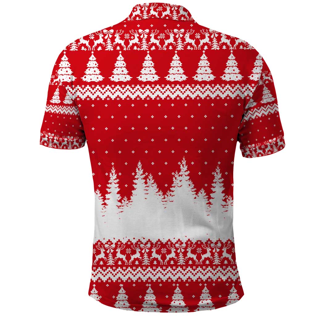 Beagle Dashing Dog Christmas Polo Shirt Xmas Holiday Patterns - Wonder Print Shop