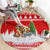 Beagle Dashing Dog Christmas Round Carpet Xmas Holiday Patterns - Wonder Print Shop