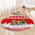 Beagle Dashing Dog Christmas Round Carpet Xmas Holiday Patterns - Wonder Print Shop