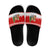 Beagle Dashing Dog Christmas Slide Sandals Xmas Holiday Patterns - Wonder Print Shop