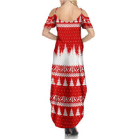 Beagle Dashing Dog Christmas Summer Maxi Dress Xmas Holiday Patterns - Wonder Print Shop