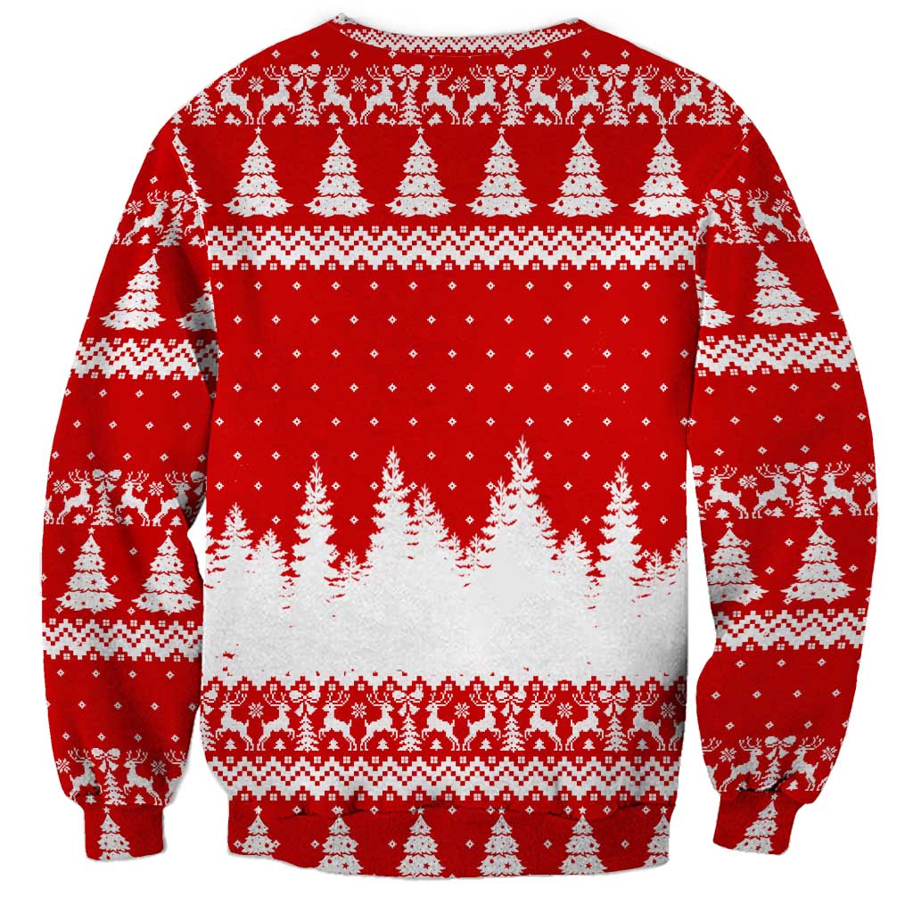 Beagle Dashing Dog Christmas Sweatshirt Xmas Holiday Patterns - Wonder Print Shop