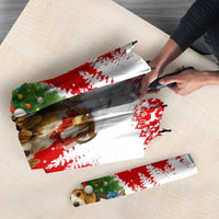 Beagle Dashing Dog Christmas Umbrella Xmas Holiday Patterns - Wonder Print Shop