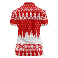 Beagle Dashing Dog Christmas Women Polo Shirt Xmas Holiday Patterns - Wonder Print Shop